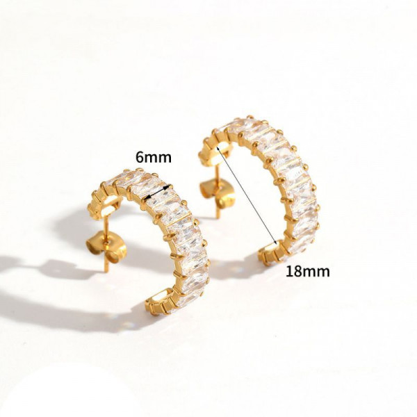 Серьги сталь CJN31971