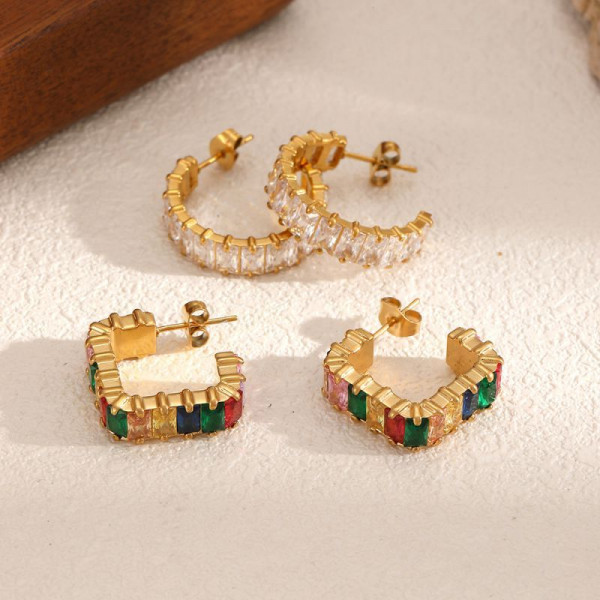 Серьги сталь CJN31971