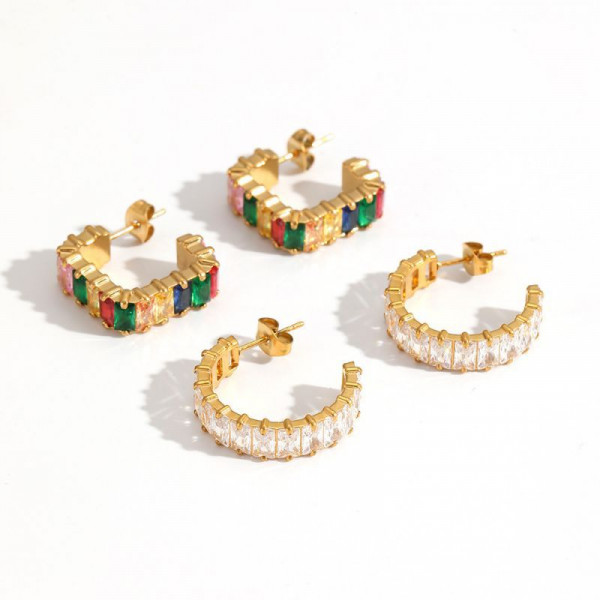 Серьги сталь CJN31971