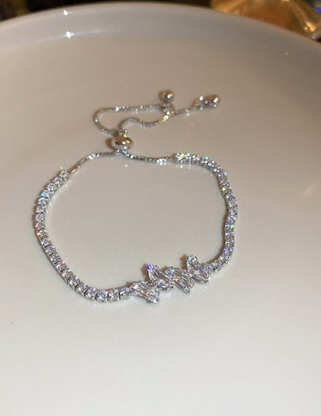 Браслет-цепочка с бабочками Z65389