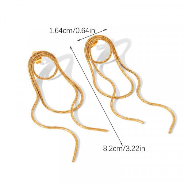 Серьги сталь CJQ16727