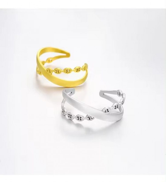 Двойное кольцо с соединительным звеном J10335CJJ