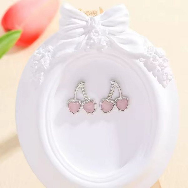 Серьги ювелирный сплав с серебряным гвоздиком J10420CJJ