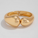 Браслет жесткий объемный с шарнирным замком CJM15314