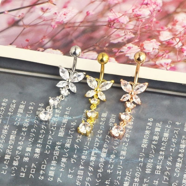 Пирсинг в пупок M86683