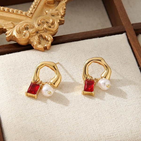 Серьги сталь CJN90529