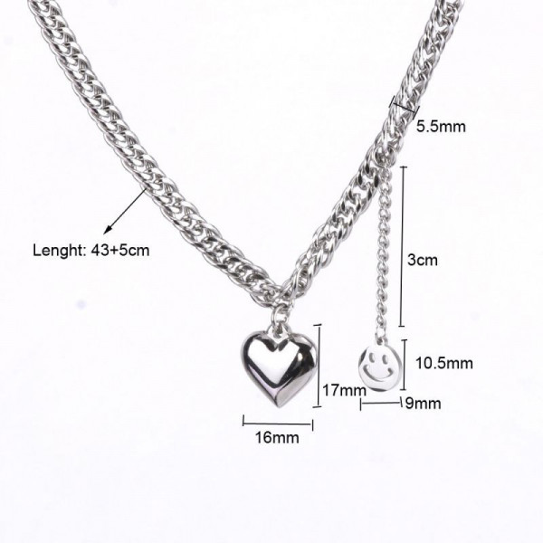 Колье из стали CJH82285