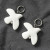 Серьги-подвески «Белые птицы» 1J11908CJJ