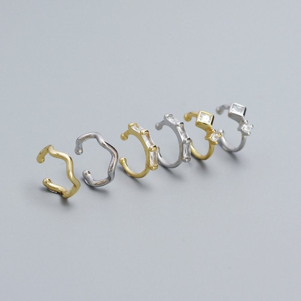 Кафф с геометрической вставкой CJC94779