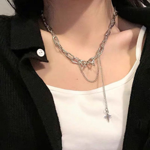 Колье из стали CJH70094