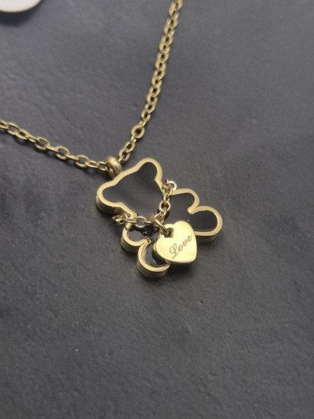 Романтичная цепочка с подвеской в виде медведя J10510CJJ