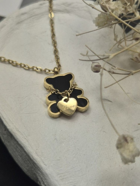 Романтичная цепочка с подвеской в виде медведя J10510CJJ