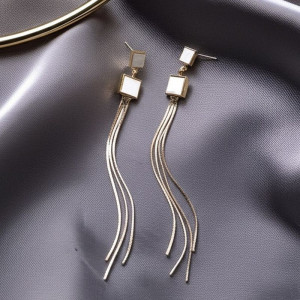 Серьги ювелирный сплав с серебряным гвоздиком J10421CJJ