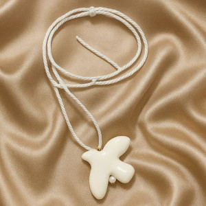 Колье горлица акрил восковая нить 1J11909CJJ