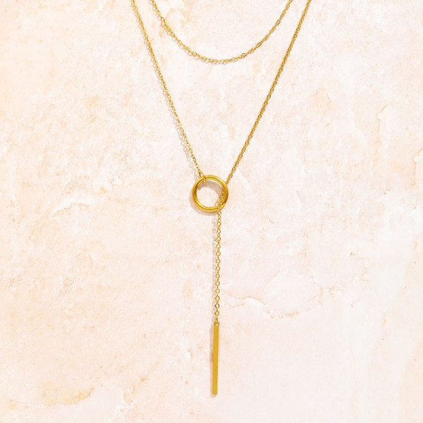 Колье из стали CJP82883