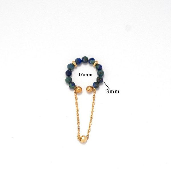 Многослойный кафф с бусинами и цепями CJL42056