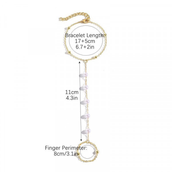 Слейв-браслет капля бирюзы в стиле минимализм CJF45859