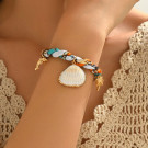 Браслет-нить с крупной жемчужиной и ракушкой CJR61372