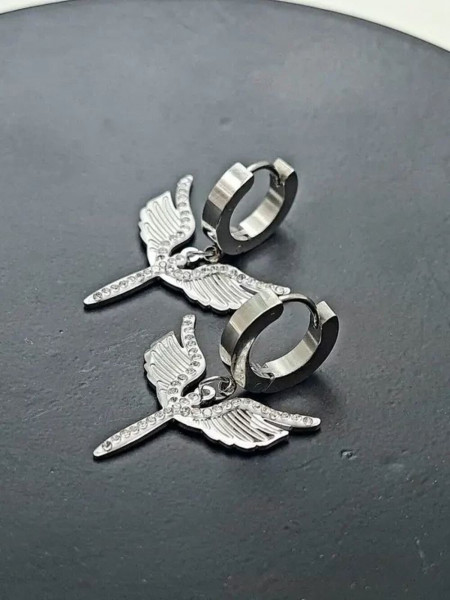 Серьги стальные скипетр J10214CJJ