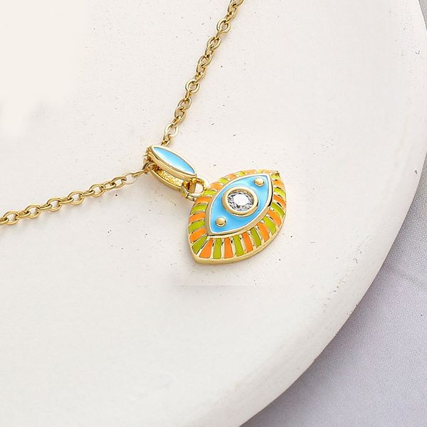 Золотистая Цепочка с веерной подвеской и кристаллами CJL46995