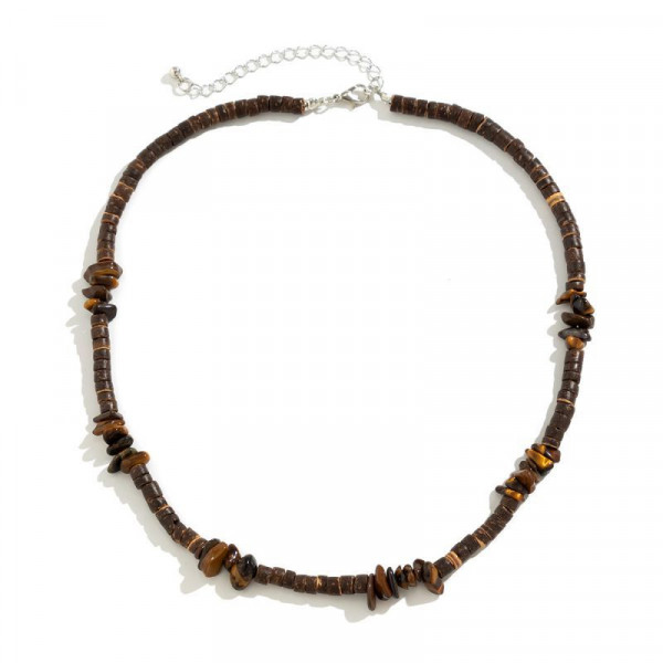 Фактурные бусы в готическом стиле с темным напылением CJH90783