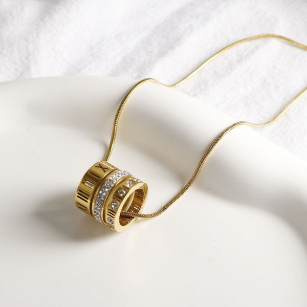 Колье из стали CJG65419