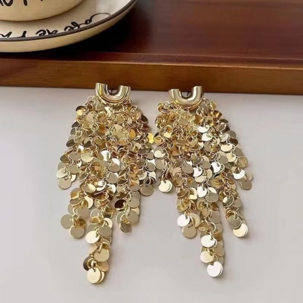 Серьги ювелирный сплав с серебряным гвоздиком J10423CJJ