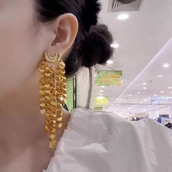 Серьги ювелирный сплав с серебряным гвоздиком J10423CJJ