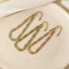 Браслет дорожка с разноцветными кристаллами CJL48531