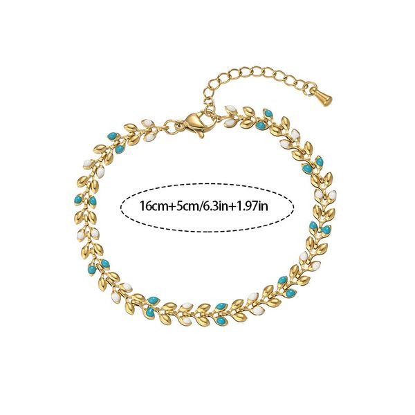 Браслет дорожка с разноцветными кристаллами CJL48531