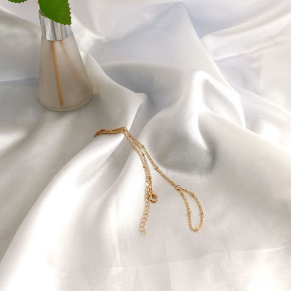 Слейв-браслет сияющая нить в золотом исполнении CJF54078