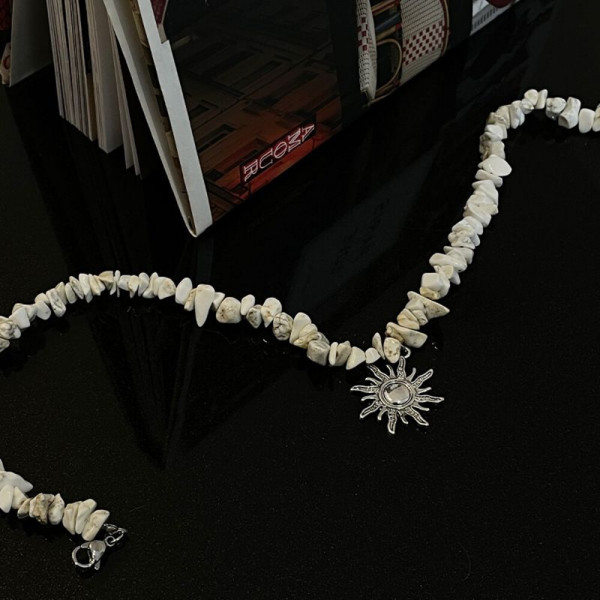 Жемчужное ожерелье с подвеской в форме солнца CJH56217