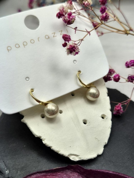 Серьги с жемчужиной на крючке J10345CJJ