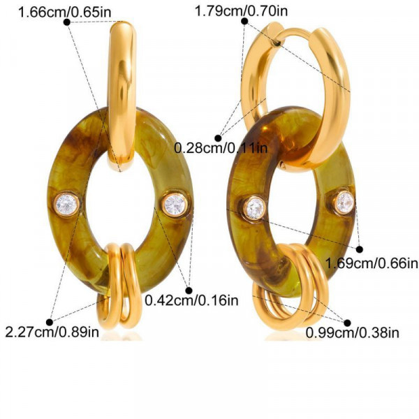 Серьги сталь CJT23157