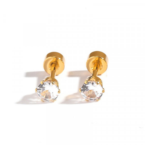 Серьги-пусеты кристальные CJR83595