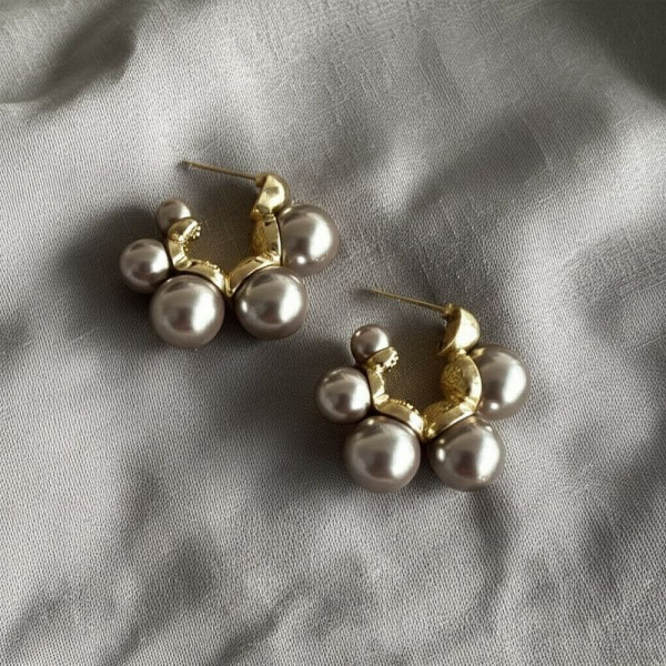 Серьги конго ювелирный сплав 1J11811CJJ