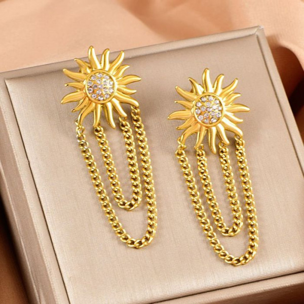 Серьги сталь CJL34032