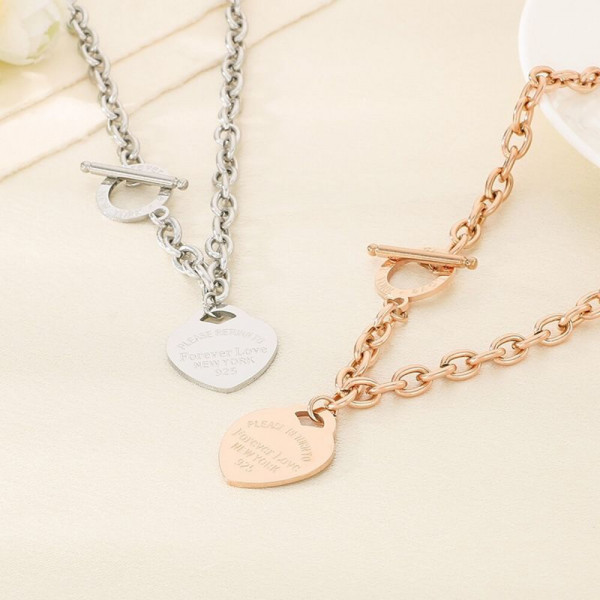 Колье из стали CJJ17478