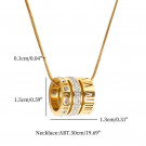 Колье из стали CJG65418