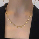 Золотистая цепочка с мелкими бабочками CJJ08837