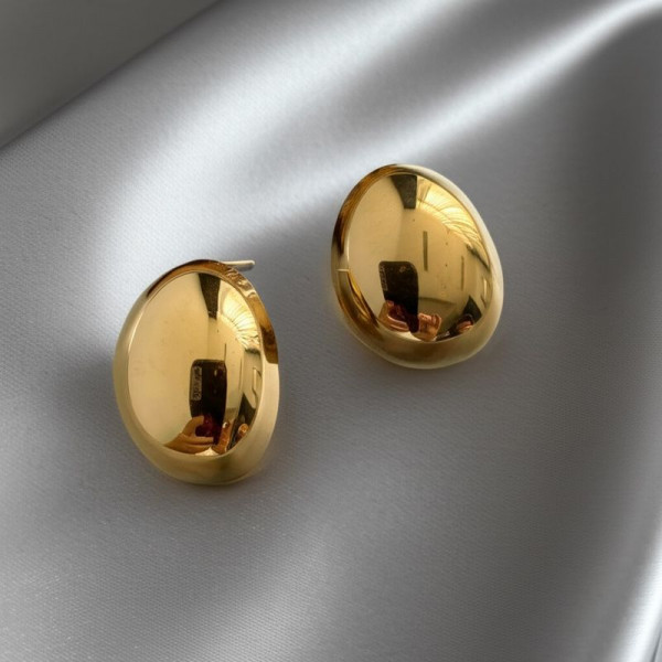 Серьги-пусеты Капли Gold 1J11914CJJ