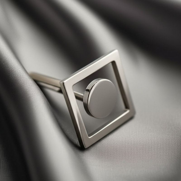 Геометрическое кольцо с подвесным диском в квадратной раме J11096CJJ