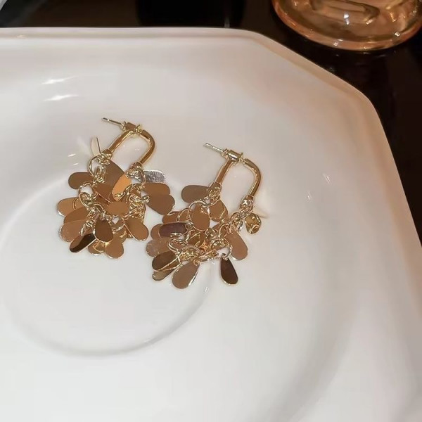 Серьги ювелирный сплав с серебряным гвоздиком J10427CJJ