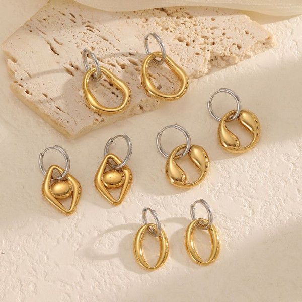 Серьги сталь CJR56102