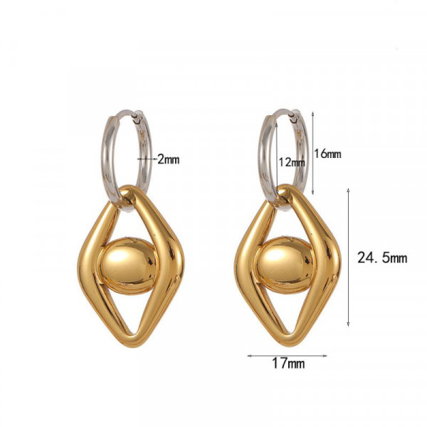 Серьги сталь CJR56102