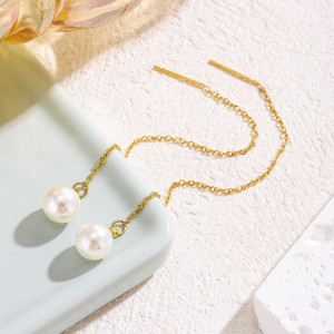 Серьги-протяжки с жемчугом CJN32079