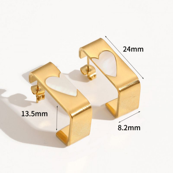 Серьги Сердца CJL08885