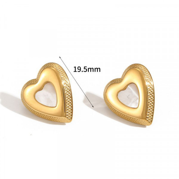 Серьги сталь CJL08885