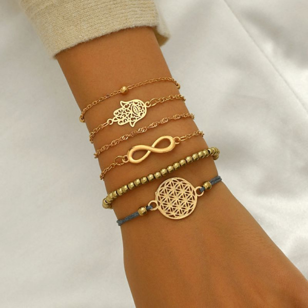 Набор тонких цепочек с символом бесконечности CJP86771