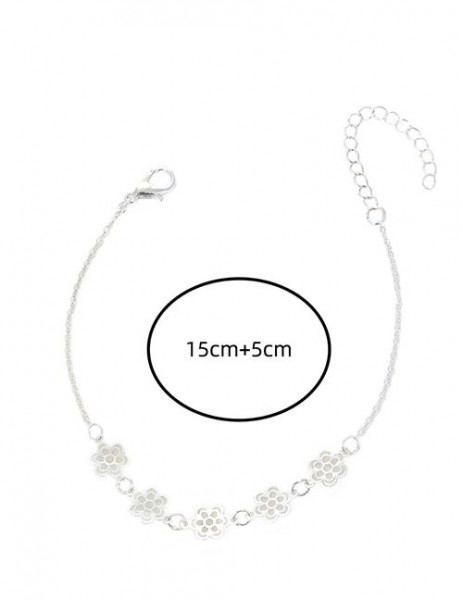 Браслет с контурными цветами Z00082